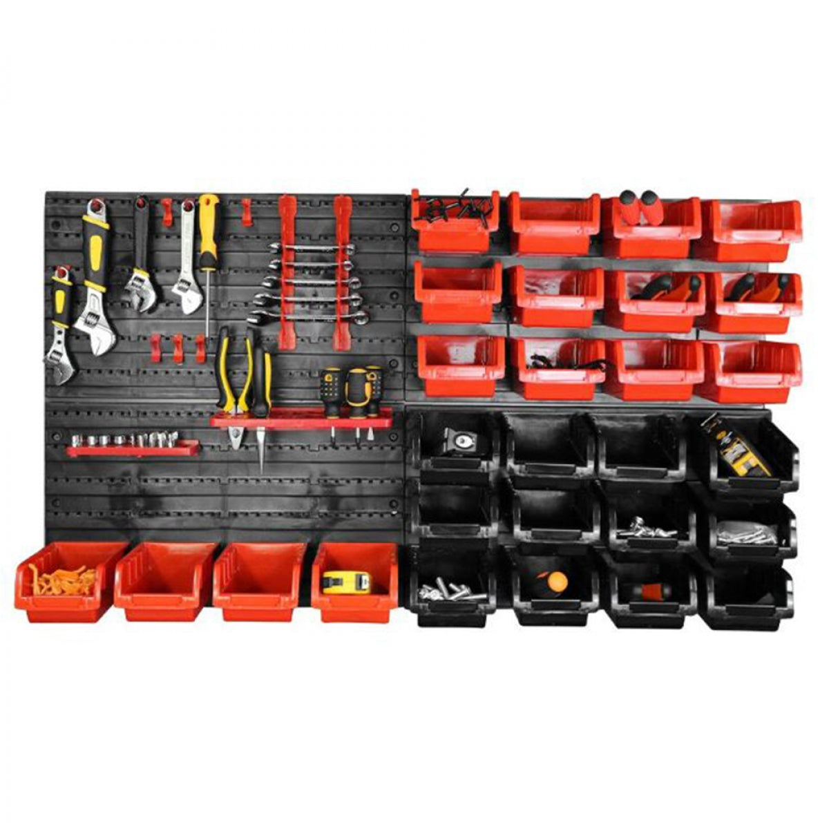 Promo NAPPO - Kit de taladro inal nhk-054 + Kit de herraminetas nhk-053 + Panel de pared nhc-113