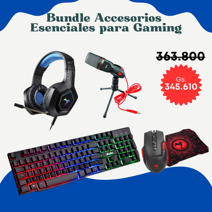Bundle de Accesorios Esenciales para Gaming - KOLKE