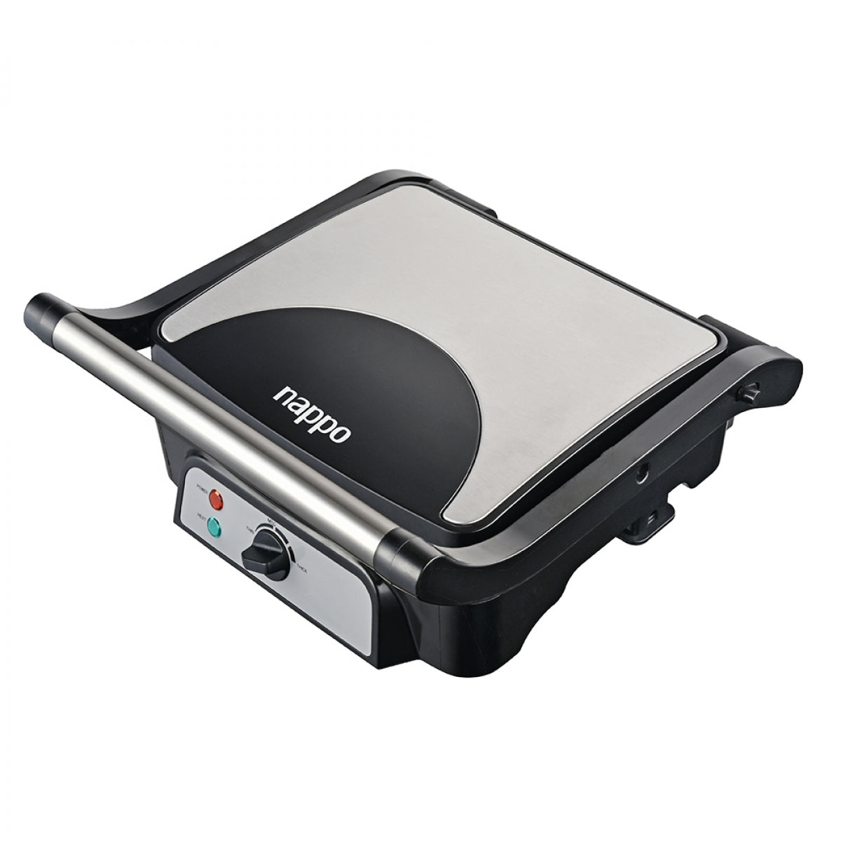 NAPPO Grill Sandwichera Cuádruple NEG-163 - Tamaño XL con 2000W de Potencia