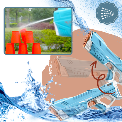 Pistola de Agua Level Combat Watergun LVR-147 - Azul