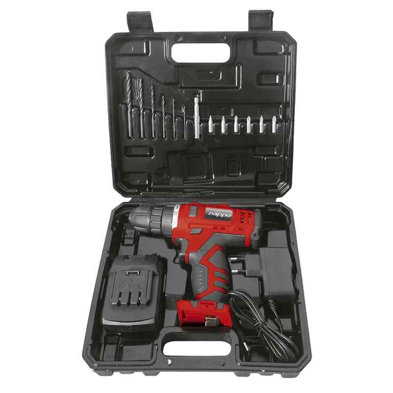 Promo NAPPO - Kit de taladro inal nhk-054 + Kit de herraminetas nhk-053 + Panel de pared nhc-113